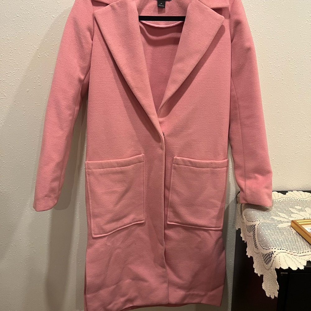 Something Navy Soft Pink Coat